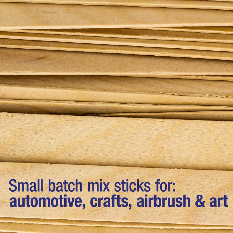 TCP Global Wood Paint Mixing Sticks - 50 Pack - Automotive, Crafts, Airbrush, Art - Image 4